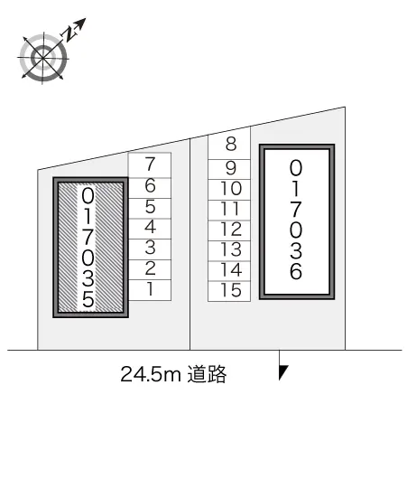 ★手数料０円★札幌市豊平区福住三条７丁目　月極駐車場（LP）